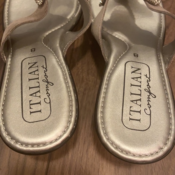 Italian Comfort Wedge Sandals - Picture 7 of 9